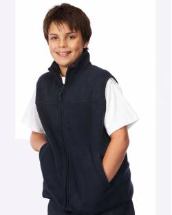 Plain Polar Fleece Vest, Kids